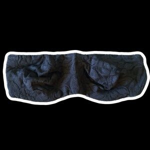 vintage lacy bandeau bra 32b